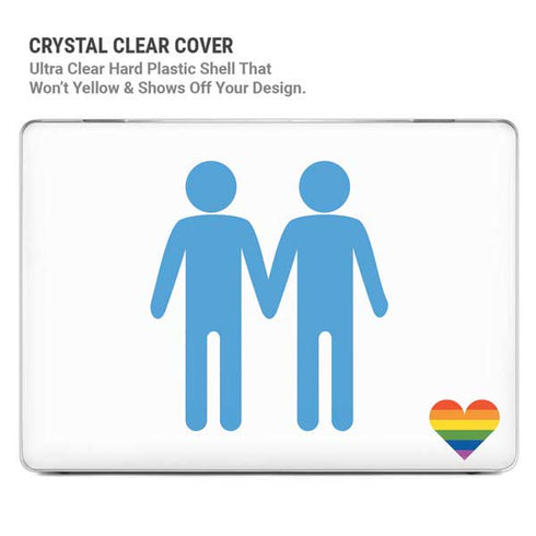 Blue Pride MacBook Air 13in M1 (2021) Case plus Skin