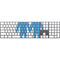 Blue Pride Magic Keyboard with Numeric Keypad Skin
