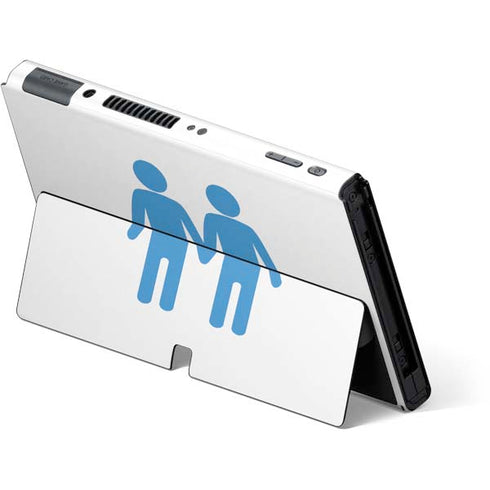 Blue Pride Nintendo Switch OLED (2021) Skin