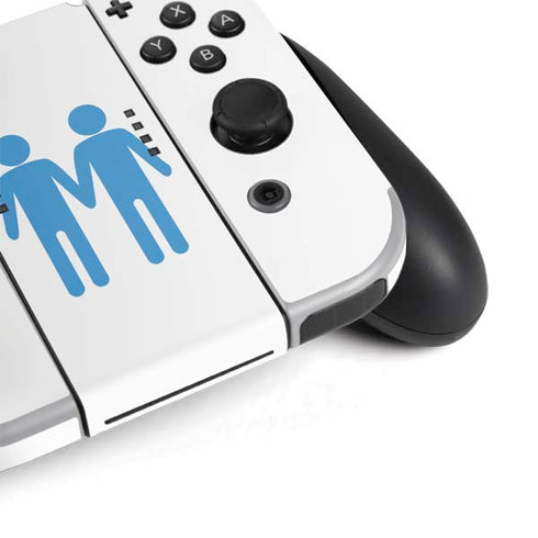 Blue Pride Nintendo Switch OLED (2021) Skin