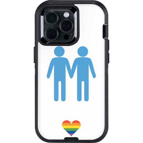 Blue Pride Otterbox Defender iPhone Skin