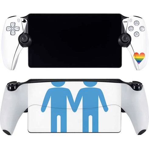 Blue Pride PlayStation Portal Remote Player Skin