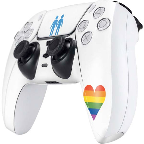 Blue Pride PS5 Controller Skin