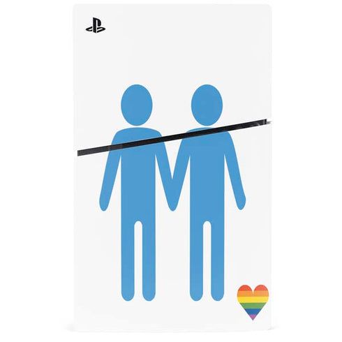 Blue Pride PS5 Slim Digital Edition Bundle Skin