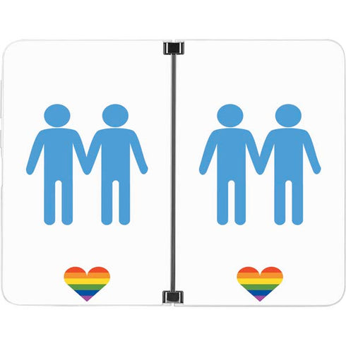 Blue Pride Surface Duo Skin