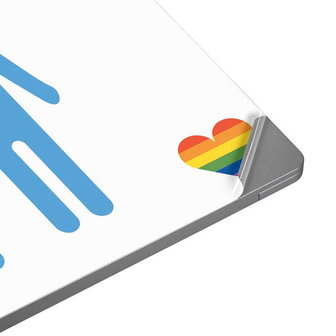 Blue Pride Universal Laptop 18in (14.6 x 10.6in) Skin