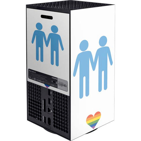 Blue Pride Xbox Series X Console Skin
