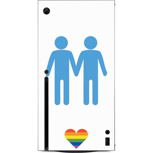 Blue Pride Xbox Series X Console Skin