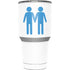 Blue Pride Yeti 30oz Rambler Tumbler Skin