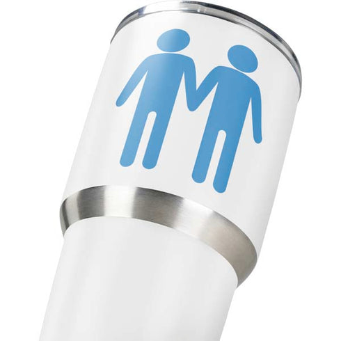 Blue Pride Yeti 30oz Rambler Tumbler Skin