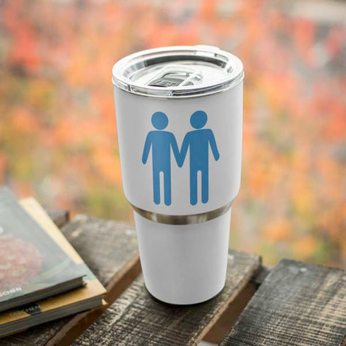 Blue Pride Yeti 30oz Rambler Tumbler Skin