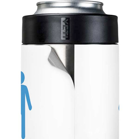 Blue Pride Yeti Colster Can Insulator Skin