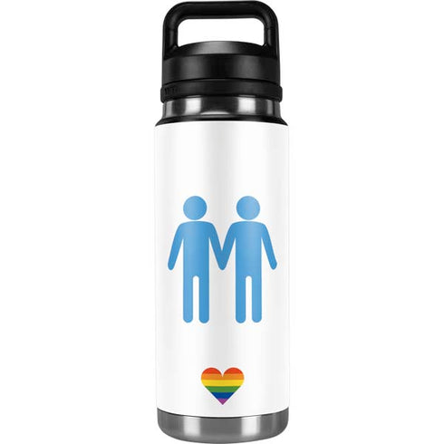 Blue Pride YETI Rambler 26oz Bottle Skin