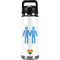 Blue Pride YETI Rambler 26oz Bottle Skin