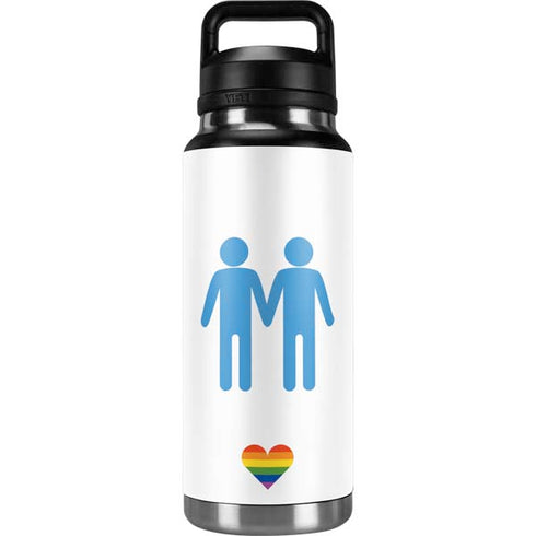 Blue Pride YETI Rambler 36oz Bottle Skin