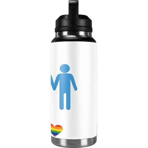 Blue Pride YETI Rambler 36oz Bottle Skin