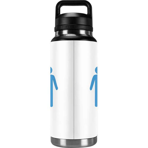 Blue Pride YETI Rambler 36oz Bottle Skin