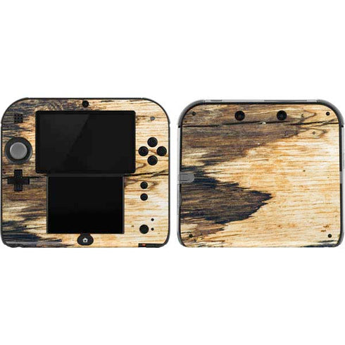 Blue Resin Wood Nintendo 2DS Skin