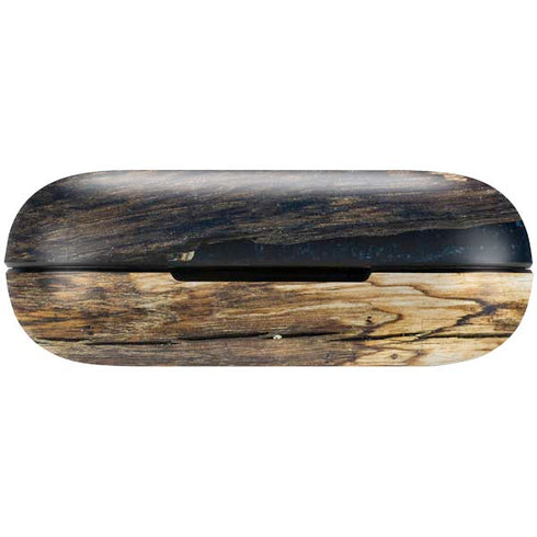 Blue Resin Wood Amazon Echo Buds Skin