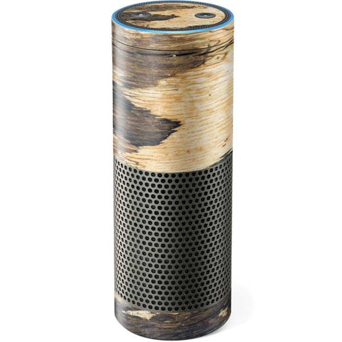 Blue Resin Wood Amazon Echo Skin