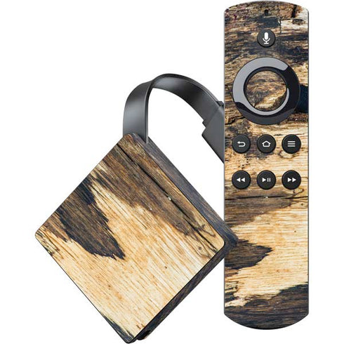 Blue Resin Wood Amazon Fire TV Skin