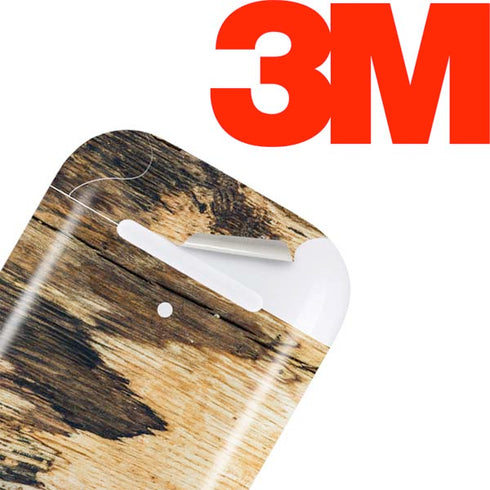 Blue Resin Wood Apple AirPods Skin