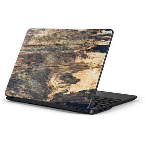 Blue Resin Wood Samsung Chromebook Skin