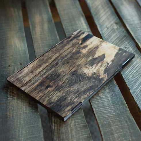Blue Resin Wood HP Envy Skin