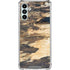 Blue Resin Wood Galaxy A13 5G Clear Case