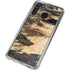 Blue Resin Wood Galaxy A21 Clear Case