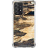 Blue Resin Wood Galaxy A52 5G Clear Case