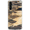Blue Resin Wood Galaxy A54 5G Clear Case