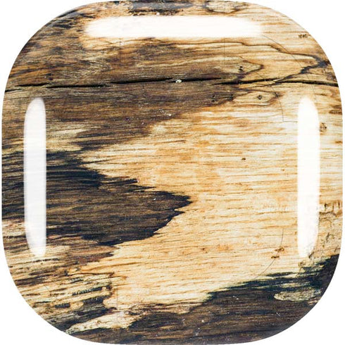 Blue Resin Wood Galaxy Buds Live Skin