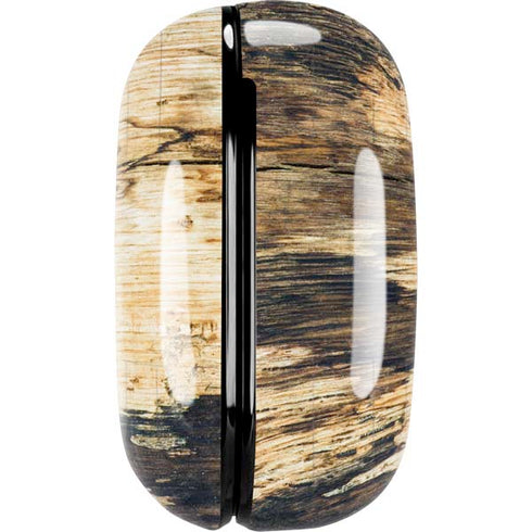 Blue Resin Wood Galaxy Buds Live Skin