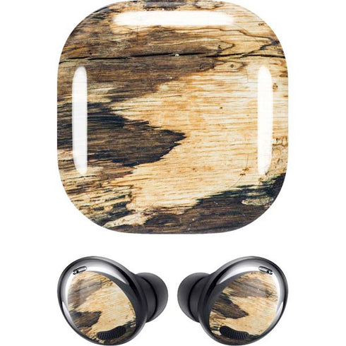 Blue Resin Wood Galaxy Buds Pro Skin