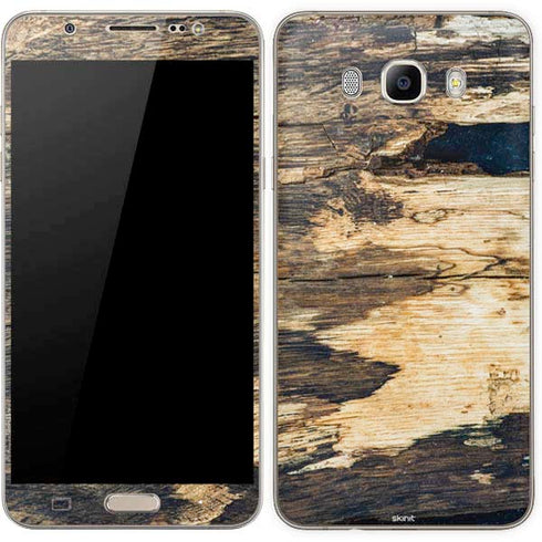 Blue Resin Wood Galaxy J7 Skin