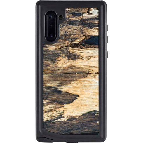 Blue Resin Wood Galaxy Note 10 Waterproof Case