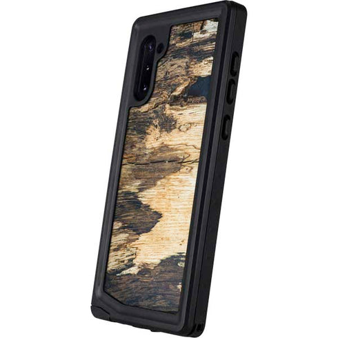 Blue Resin Wood Galaxy Note 10 Waterproof Case