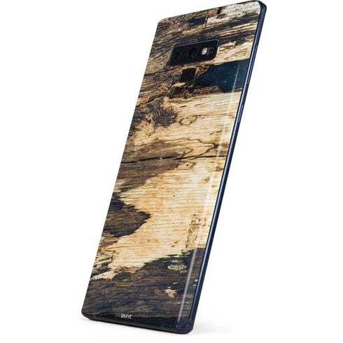 Blue Resin Wood Galaxy Note 9 Skin