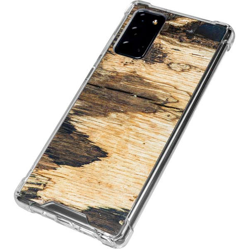 Blue Resin Wood Galaxy Note20 5G Clear Case