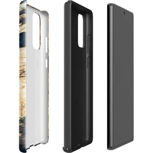 Blue Resin Wood Galaxy Note20 5G Pro Case