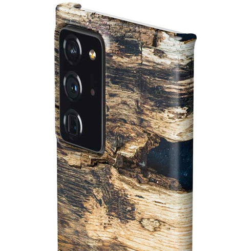 Blue Resin Wood Galaxy Note20 Ultra 5G Lite Case