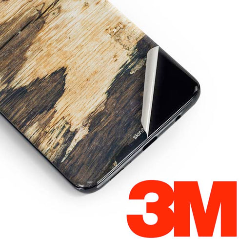 Blue Resin Wood Galaxy S10 Skin