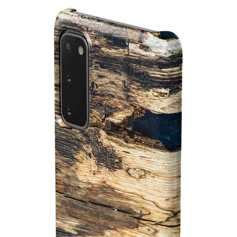 Blue Resin Wood Galaxy S20 Lite Case