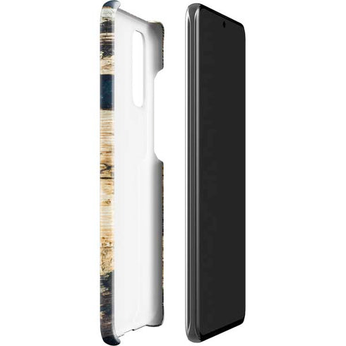Blue Resin Wood Galaxy S20 Lite Case