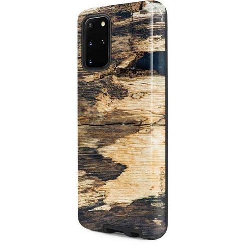 Blue Resin Wood Galaxy S20 Plus Pro Case