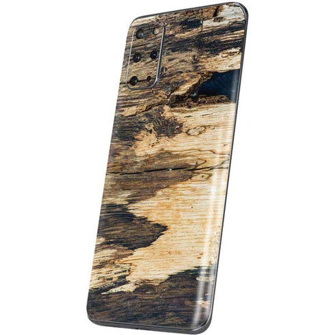 Blue Resin Wood Galaxy S20 Plus Skin