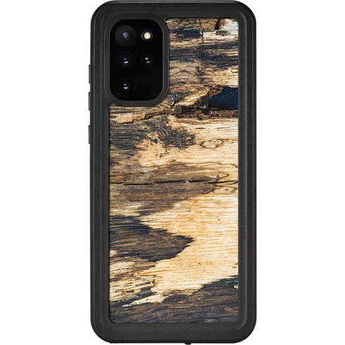 Blue Resin Wood Galaxy S20 Plus Waterproof Case