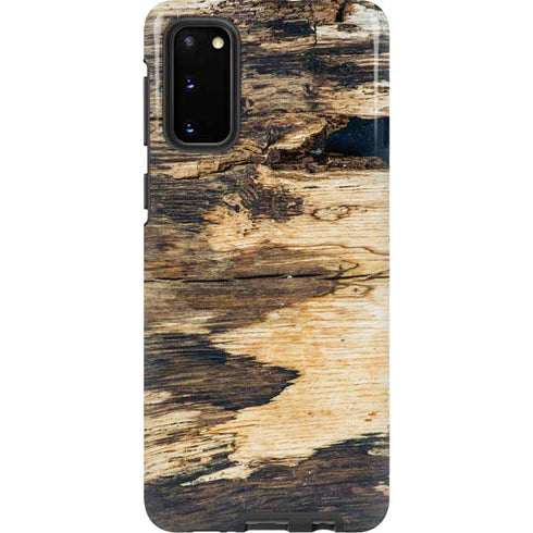 Blue Resin Wood Galaxy S20 Pro Case