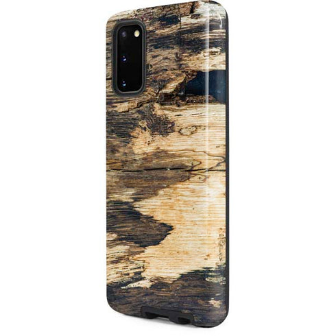 Blue Resin Wood Galaxy S20 Pro Case